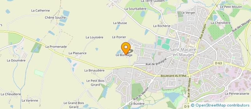 localisation de l'entreprise MONSIEUR LAURENT GAUTIER à SEVREMOINE