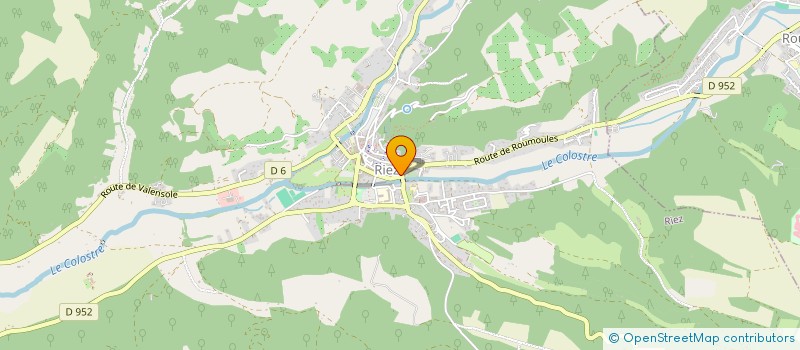 localisation de l'entreprise MONSIEUR LAURENT GAUTIER  RIEZ