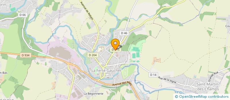 localisation de l'entreprise MONSIEUR LAURENT GAY à LA FERTE-GAUCHER