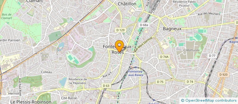 localisation de l'entreprise MONSIEUR LAURENT GAY à FONTENAY-AUX-ROSES