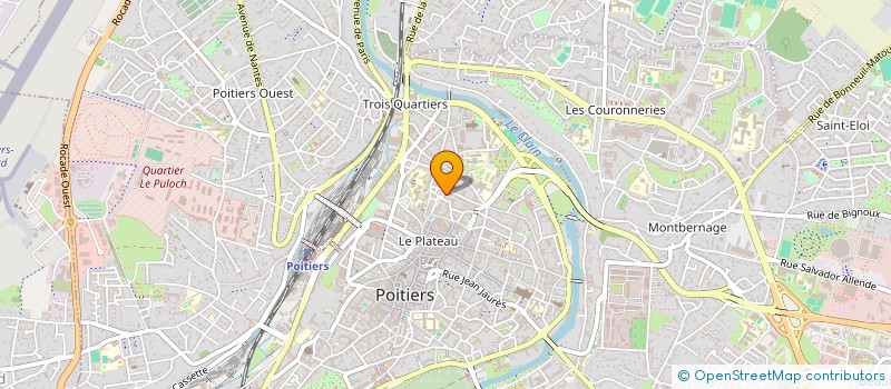 localisation de l'entreprise MONSIEUR LAURENT GAYRAUD à POITIERS