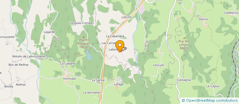 localisation de l'entreprise MONSIEUR LAURENT GAZAL à CAYROLS