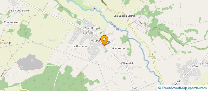 localisation de l'entreprise MONSIEUR LAURENT GEAUFFROY à LA ROCHETTE