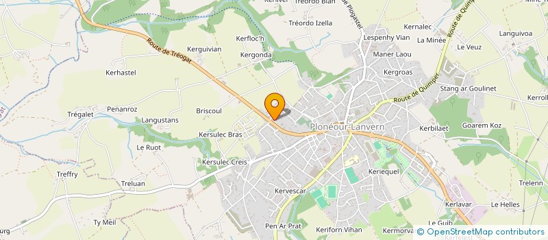 localisation de l'entreprise MONSIEUR LAURENT GEFFROY  PLONEOUR-LANVERN