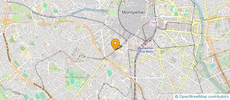 localisation de l'entreprise MONSIEUR LAURENT GELLY à MONTPELLIER