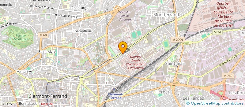 localisation de l'entreprise MONSIEUR LAURENT GENAUD  CLERMONT-FERRAND