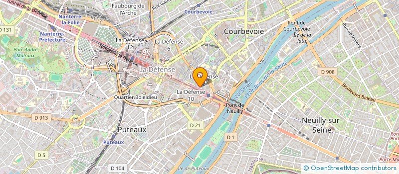 localisation de l'entreprise MONSIEUR LAURENT GENIN à COURBEVOIE