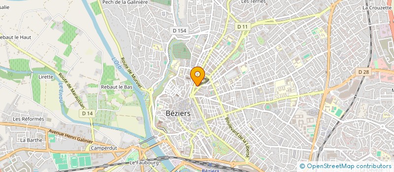 localisation de l'entreprise MONSIEUR LAURENT GENOT à BEZIERS