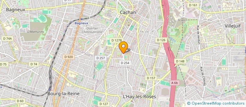localisation de l'entreprise MONSIEUR LAURENT GENS à CACHAN