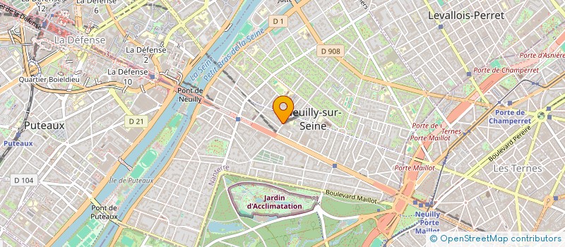 localisation de l'entreprise MONSIEUR LAURENT GENTEL à NEUILLY-SUR-SEINE