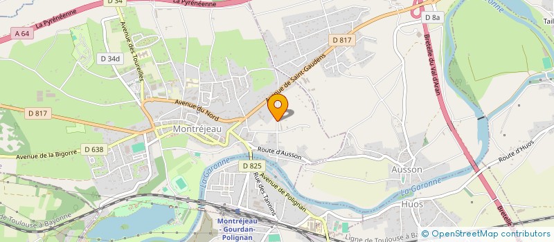 localisation de l'entreprise MONSIEUR LAURENT GENTIL  MONTREJEAU