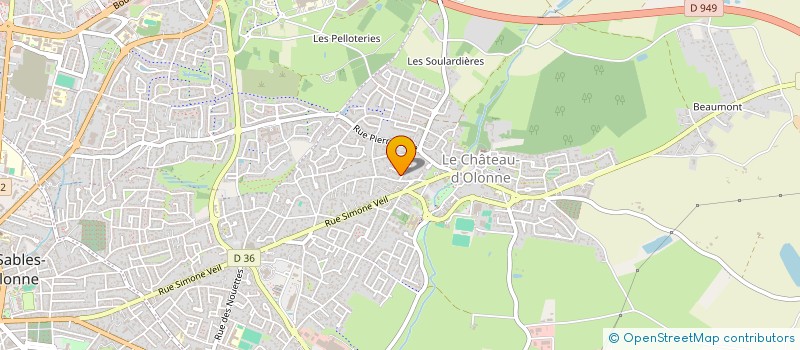 localisation de l'entreprise MONSIEUR LAURENT GEOFFROY à LES SABLES D'OLONNE