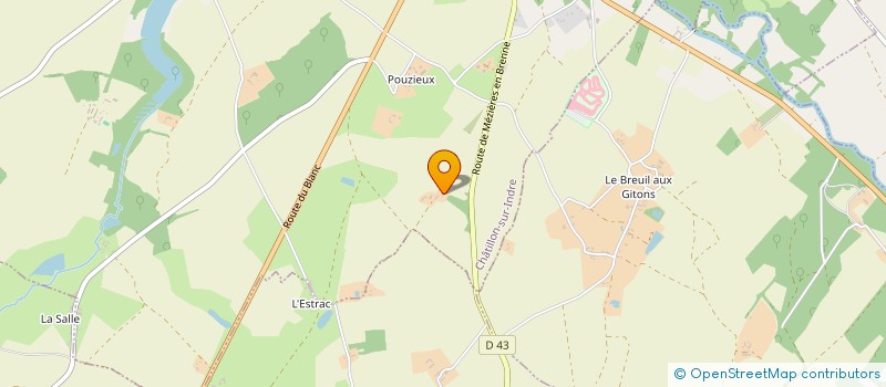 localisation de l'entreprise MONSIEUR LAURENT GEORGES à SAINT-CYRAN-DU-JAMBOT