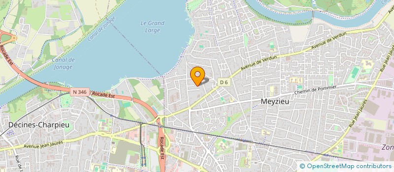 localisation de l'entreprise MONSIEUR LAURENT GEORGES  MEYZIEU