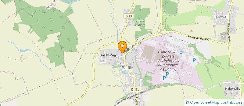 localisation de l'entreprise MONSIEUR LAURENT GERARDIN  BATILLY