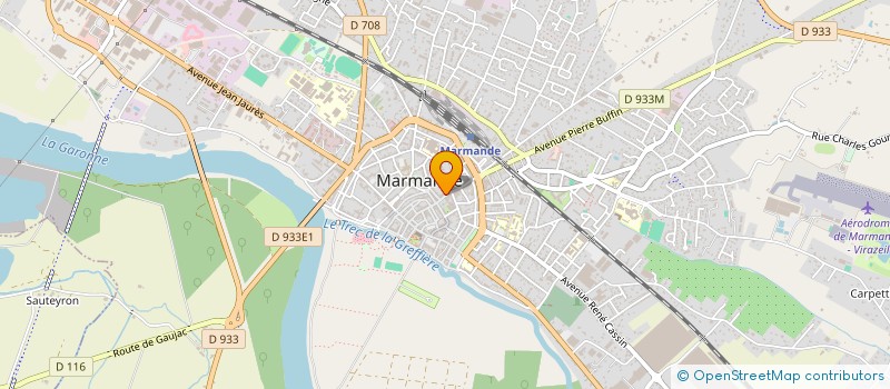 localisation de l'entreprise MONSIEUR LAURENT GERBEAUD à MARMANDE