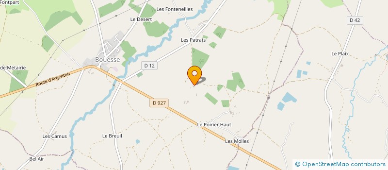 localisation de l'entreprise MONSIEUR LAURENT GERBEAUD à BOUESSE