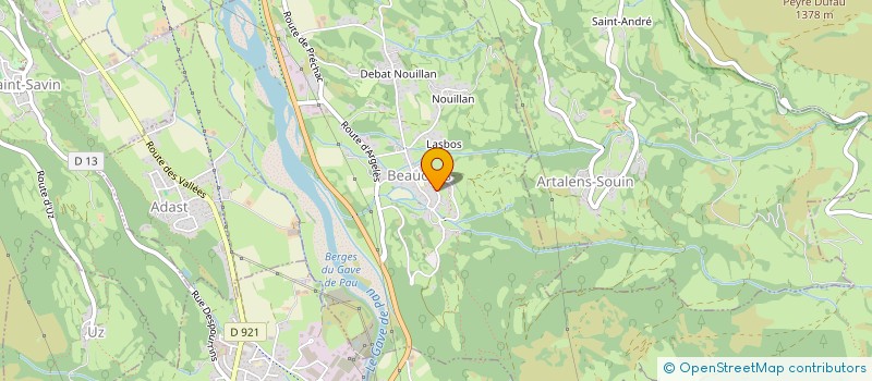 localisation de l'entreprise MONSIEUR LAURENT GERBET  BEAUCENS