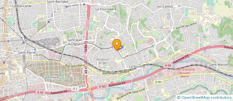 localisation de l'entreprise MONSIEUR LAURENT GERMAIN à MARSEILLE