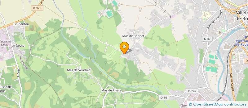 localisation de l'entreprise MONSIEUR LAURENT GERMAIN  VILLEFRANCHE-DE-ROUERGUE