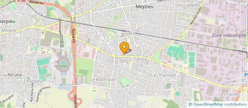 localisation de l'entreprise MONSIEUR LAURENT GERMAIN  MEYZIEU