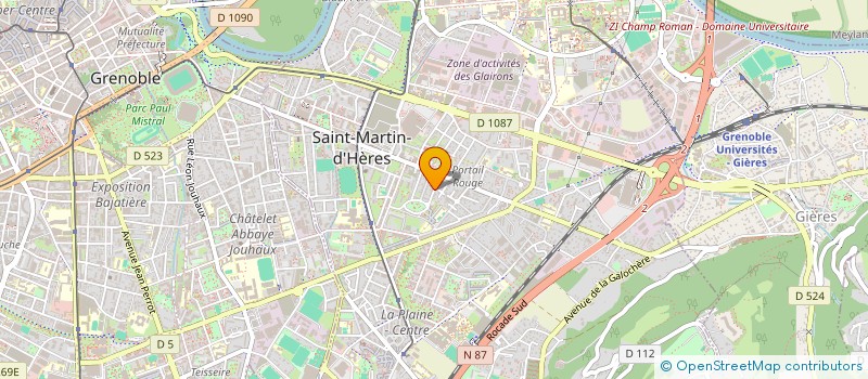 localisation de l'entreprise MONSIEUR LAURENT GERMANI  SAINT-MARTIN-D'HERES