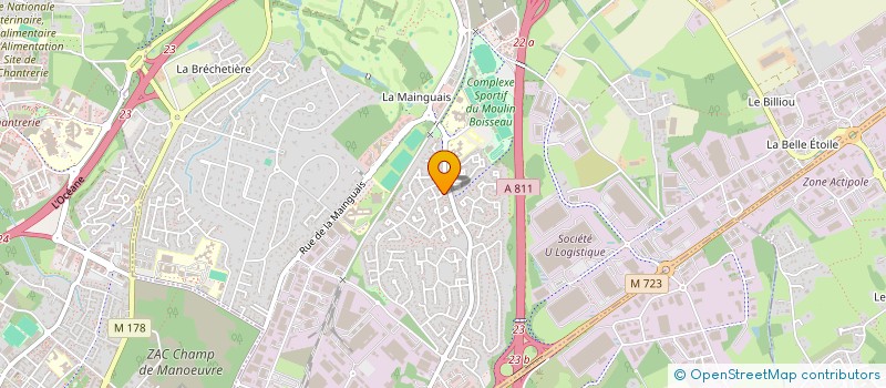 localisation de l'entreprise MONSIEUR LAURENT GERMON à CARQUEFOU