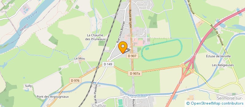 localisation de l'entreprise MONSIEUR LAURENT GERMOND  LA CELLE-SUR-NIEVRE