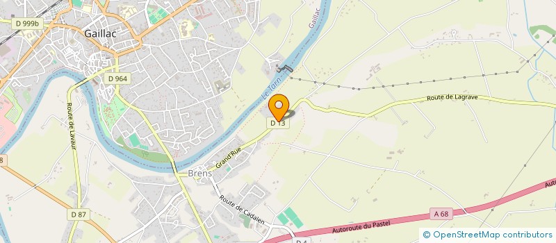 localisation de l'entreprise MONSIEUR LAURENT GEROMIN  BRENS