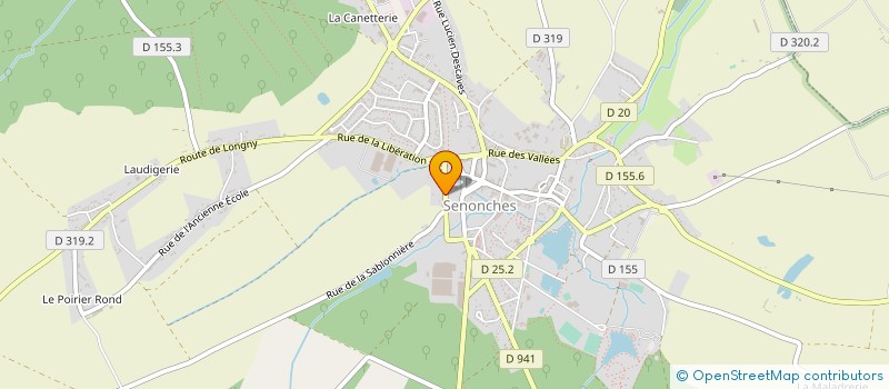 localisation de l'entreprise MONSIEUR LAURENT GERVAIS à SENONCHES