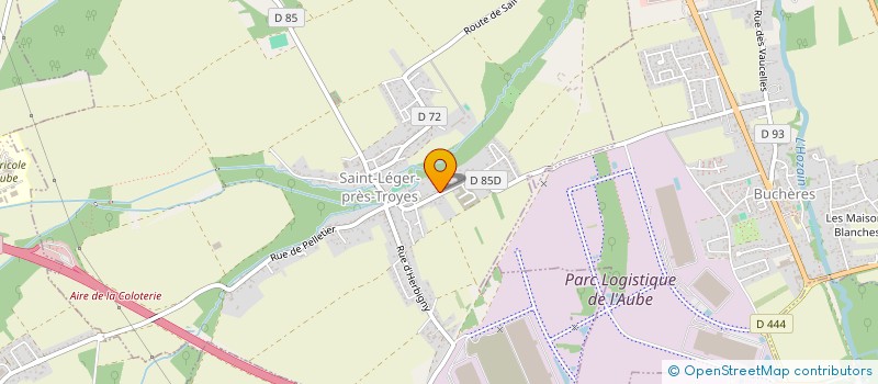 localisation de l'entreprise MONSIEUR LAURENT GESP LAHUGT  SAINT LEGER PRES TROYES