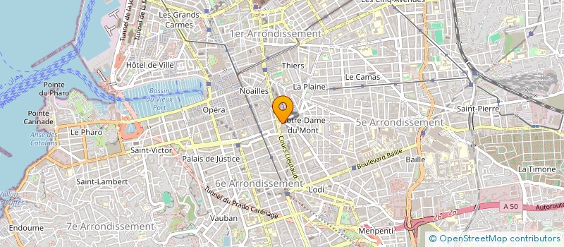localisation de l'entreprise MONSIEUR LAURENT GEULIN à MARSEILLE