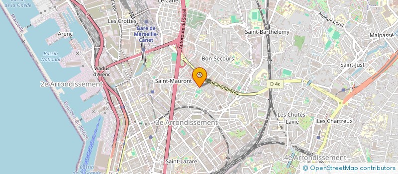 localisation de l'entreprise MONSIEUR LAURENT GEVAUDAN à MARSEILLE