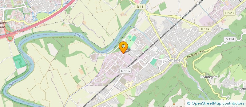 localisation de l'entreprise MONSIEUR LAURENT GEVAUX  DOMENE