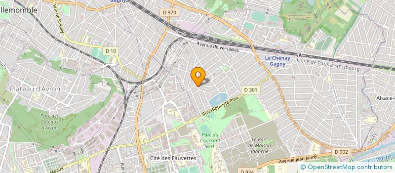 localisation de l'entreprise MONSIEUR LAURENT GHOZLAN à GAGNY