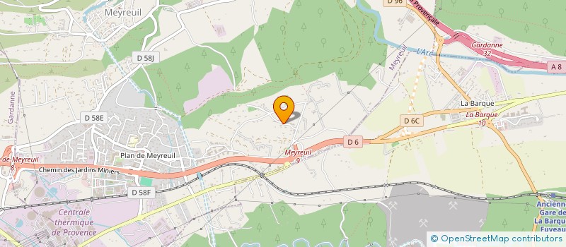 localisation de l'entreprise MONSIEUR LAURENT GIANI  MEYREUIL