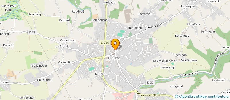 localisation de l'entreprise MONSIEUR LAURENT GICQUEL  PLOUHA