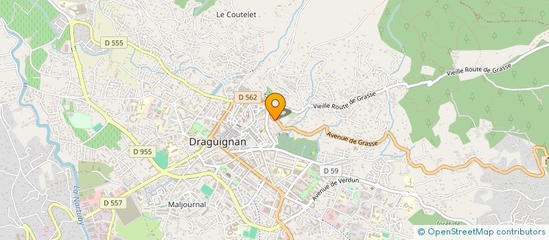 localisation de l'entreprise MONSIEUR LAURENT GILLE  DRAGUIGNAN