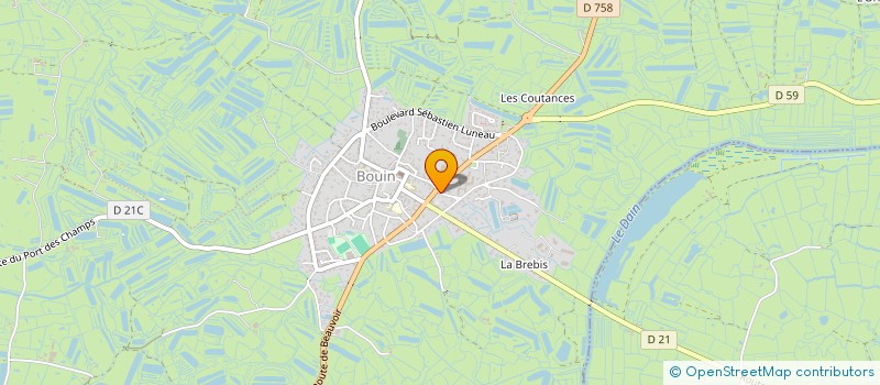 localisation de l'entreprise MONSIEUR LAURENT GILLEQUIN  BOUIN