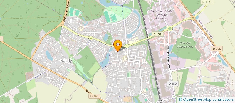 localisation de l'entreprise MONSIEUR LAURENT GILLET  SAVIGNY-LE-TEMPLE