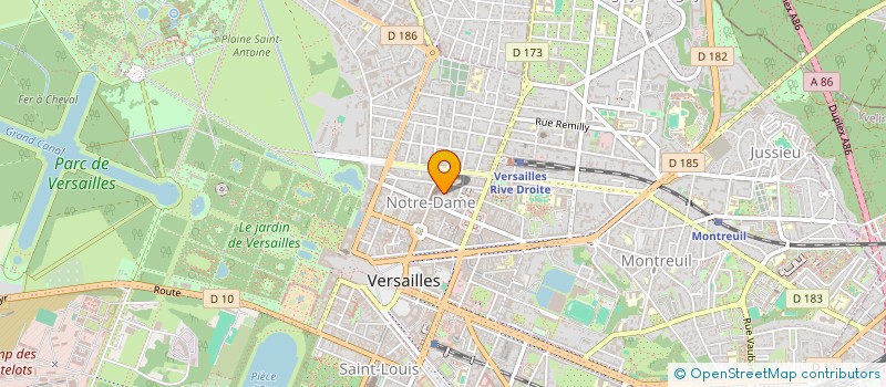 localisation de l'entreprise MONSIEUR LAURENT GIMENEZ à VERSAILLES