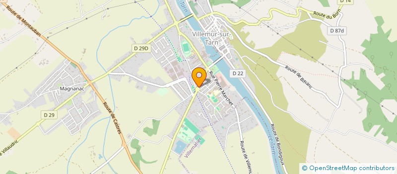localisation de l'entreprise MONSIEUR LAURENT GINESTE à VILLEMUR-SUR-TARN