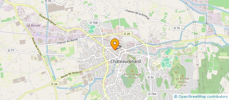 localisation de l'entreprise MONSIEUR LAURENT GINOUX à CHATEAURENARD
