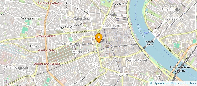localisation de l'entreprise MONSIEUR LAURENT GIORDANA  BORDEAUX