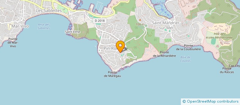 localisation de l'entreprise MONSIEUR LAURENT GIORDANO  SAINT-MANDRIER-SUR-MER