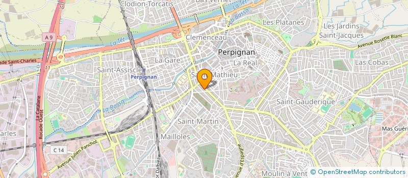 localisation de l'entreprise MONSIEUR LAURENT GIORGETTI  PERPIGNAN