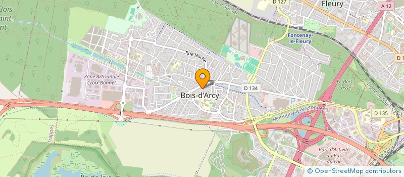 localisation de l'entreprise MONSIEUR LAURENT GIOVANNINI  BOIS-D'ARCY