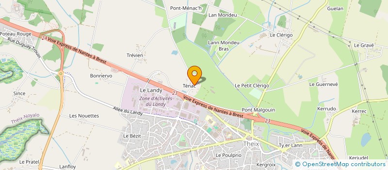 localisation de l'entreprise MONSIEUR LAURENT GIQUEL à THEIX-NOYALO
