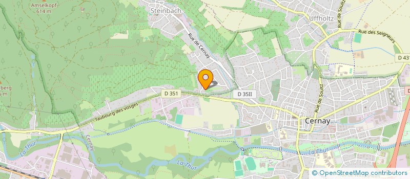 localisation de l'entreprise MONSIEUR LAURENT GIRARD  STEINBACH