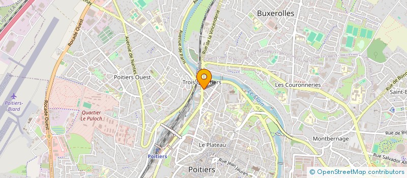localisation de l'entreprise MONSIEUR LAURENT GIRARD à POITIERS